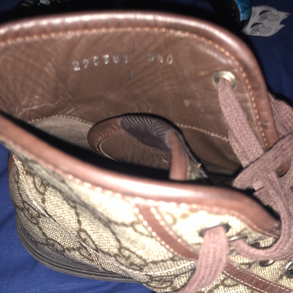 Gucci A/W GG Monogram High Tops - Picture 5 of 8